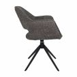 Chaise tournante Kick Owen - Gris foncé