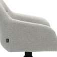 Chaise tournante Kick Ravi - Blanc