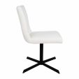 Chaise tournante Kick Sam Boucle - Blanc