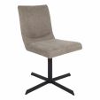 Chaise tournante Kick Sam Texture - Taupe