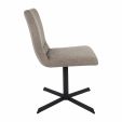 Chaise tournante Kick Sam Texture - Taupe