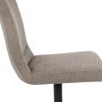 Chaise tournante Kick Sam Texture - Taupe