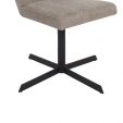 Chaise tournante Kick Sam Texture - Taupe