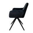 Chaise tournante Tom - Noir