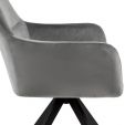 Chaise tournante Tom - Gris