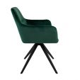 Chaise tournante Tom - Vert foncé