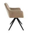 Chaise tournante Tom - Champagne