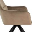 Chaise tournante Tom - Taupe