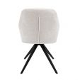 Chaise tournante Tom Texture - Champagne