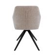 Chaise tournante Texture - Taupe