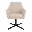 Chaise tournante Kick Viktor Boucle - Beige