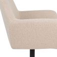 Chaise tournante Kick Viktor Boucle - Beige