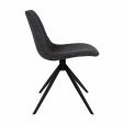 Chaise tournante Kick Yani - Noir