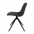 Chaise tournante Kick Yani - Noir