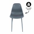 Chaise Design Kick Yara - Gris foncé