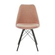 Chaise scandinave Kick Jens - Rose