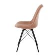 Chaise scandinave Kick Jens - Rose