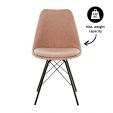 Chaise scandinave Kick Jens - Rose