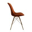 Chaise scandinave Kick - Orange