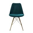 Chaise scandinave Kick - Bleu