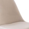 Chaise scandinave Kick Velvet - Champagne - Champagne