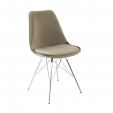 Chaise scandinave Kick - Taupe