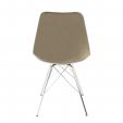 Chaise scandinave Kick - Taupe