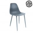 Chaise de jardin Kick Nero - Gris foncé