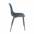 Chaise de jardin Kick Nero - Gris foncé