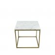 Table d’appoint Kick Marble - Blanc