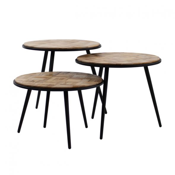 Table basse Kick Jip set of 3 round