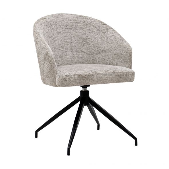 Chaise tournante Kick Merle - Gris