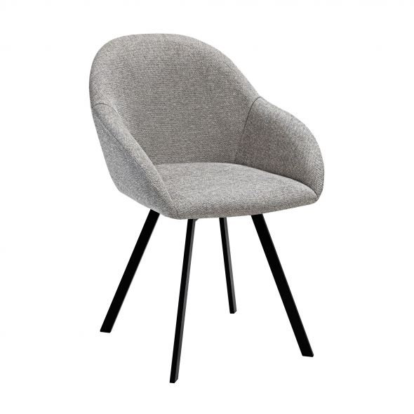 Chaise tournante Kick Olof - Gris