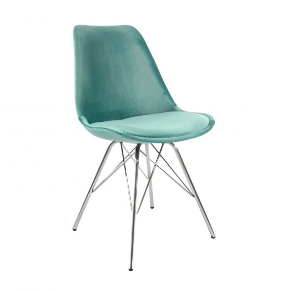 Chaise scandinave Kick - Vert menthe