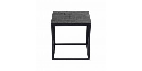 Table d'appoint Kick Anna 45x45 - Noir