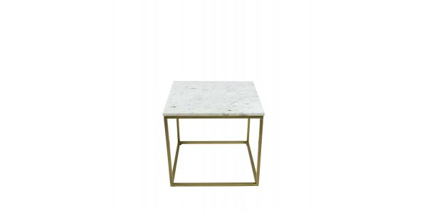 Table d’appoint Kick Marble - Blanc