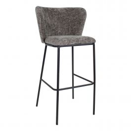 Tabouret de bar Kick Bo - Gris foncé