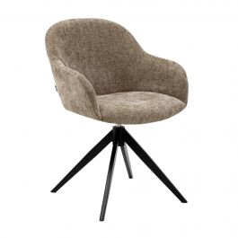 Chaise tournante Kick Matt - Taupe