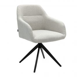 Chaise tournante Kick Ravi - Blanc