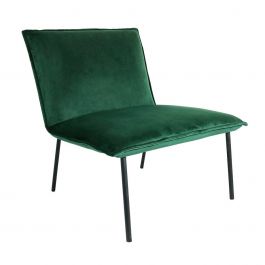 Fauteuil Kick Velvet Lola - Vert - Vert foncé